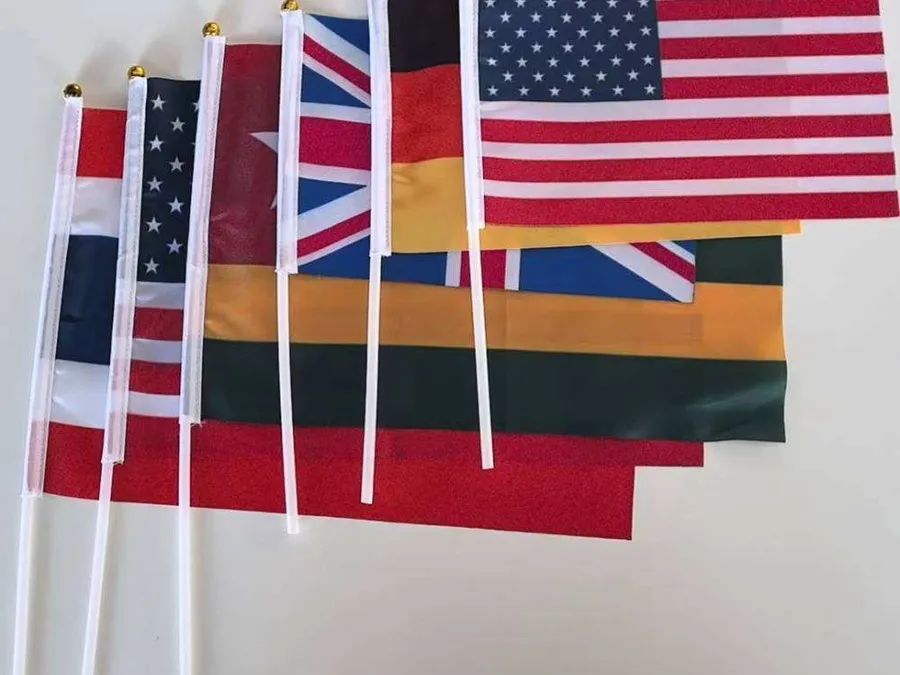 Custom Hand Waving Flags